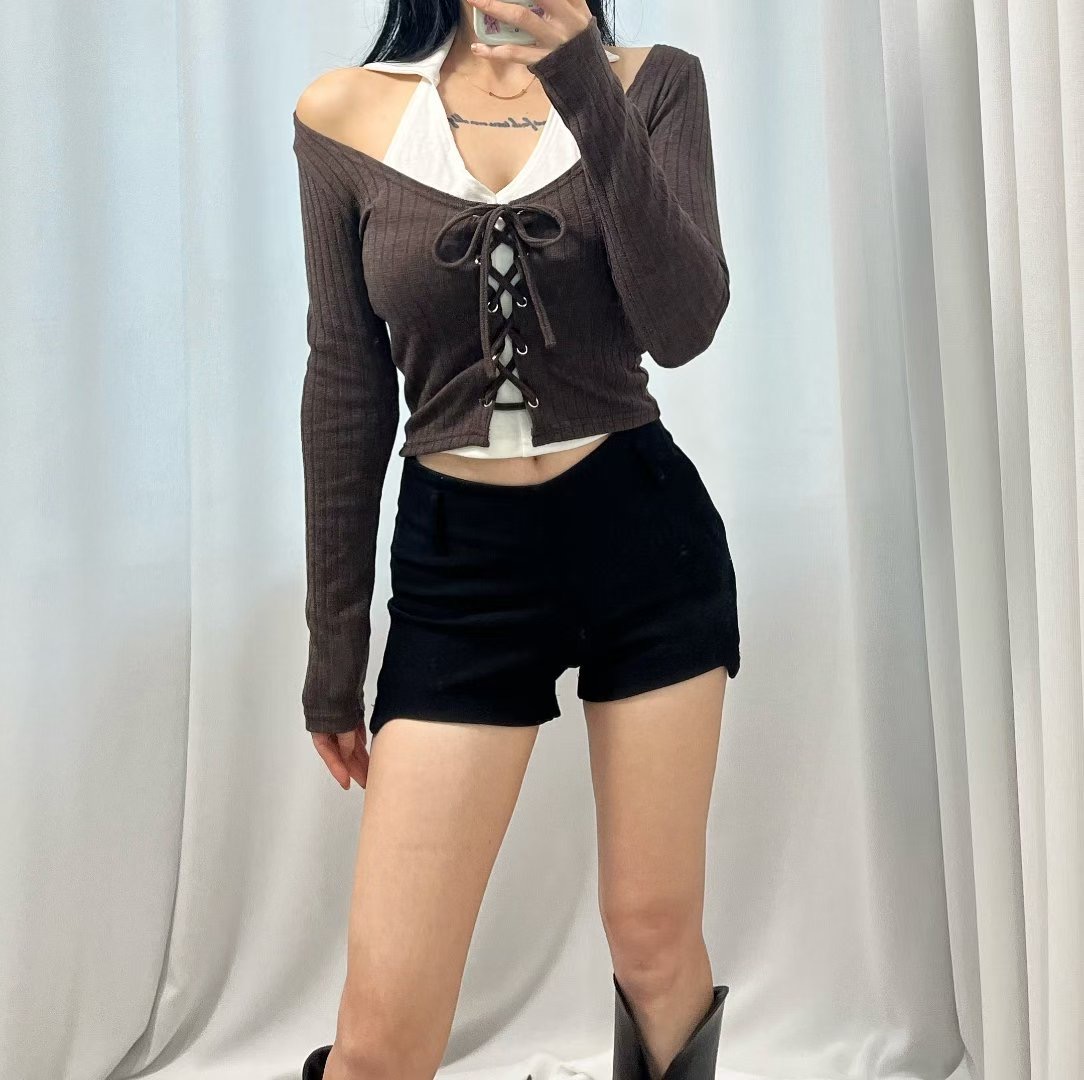 BOY MEET GIRL-T東大門㊣代購女士新款時尚25秋冬針織衫BOY MEET GIRL-T針織衫圖色2