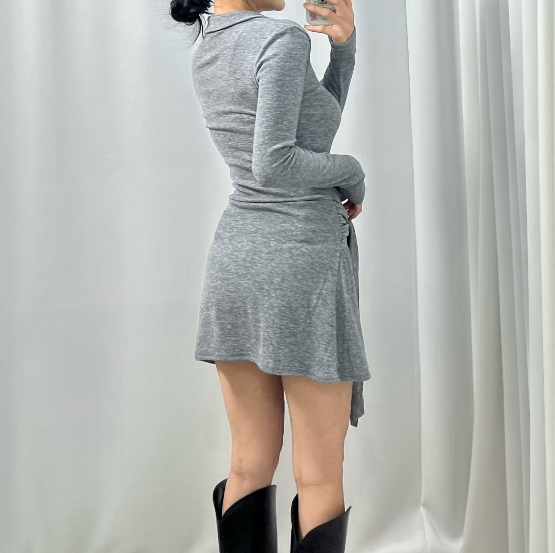 BOY MEET GIRL-T韓國代購㊣女士新款25秋冬休閑熱賣連衣裙BOY MEET GIRL-T連衣裙