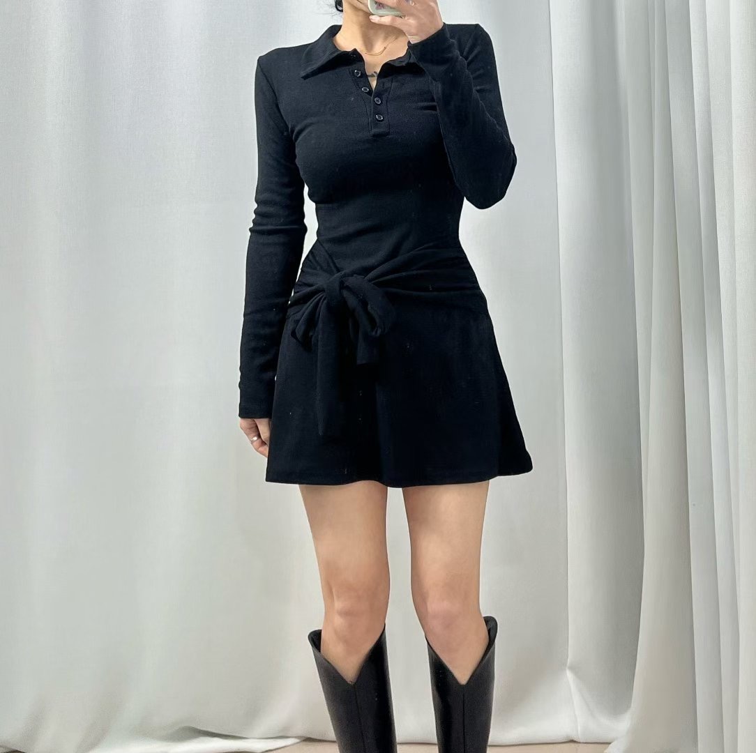 BOY MEET GIRL-T韓國代購㊣女士新款25秋冬休閑熱賣連衣裙BOY MEET GIRL-T連衣裙圖色3