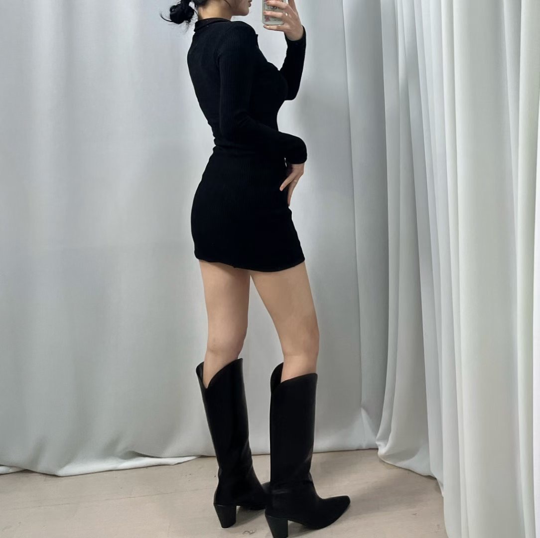 BOY MEET GIRL-T東大門㊣代購女裝新款推薦25秋冬連衣裙BOY MEET GIRL-T連衣裙