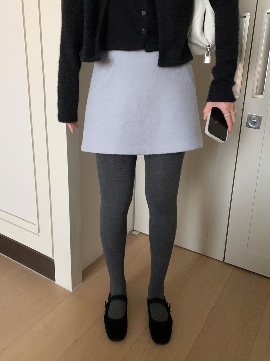 MELLOUNGE-멜라운지-T韓國直郵㊣女士新品真品休閑推薦短裙MELLOUNGE-T短裙