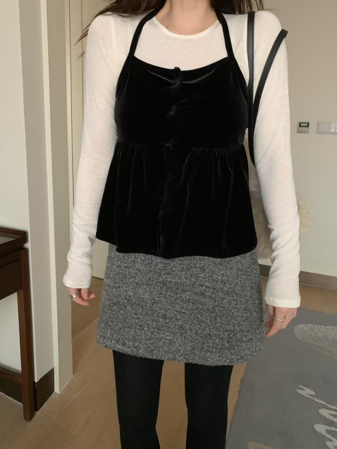 MELLOUNGE-멜라운지-T東大門㊣代購女士新品休閑吊帶背心不含內搭MELLOUNGE-T吊帶/背心圖色2