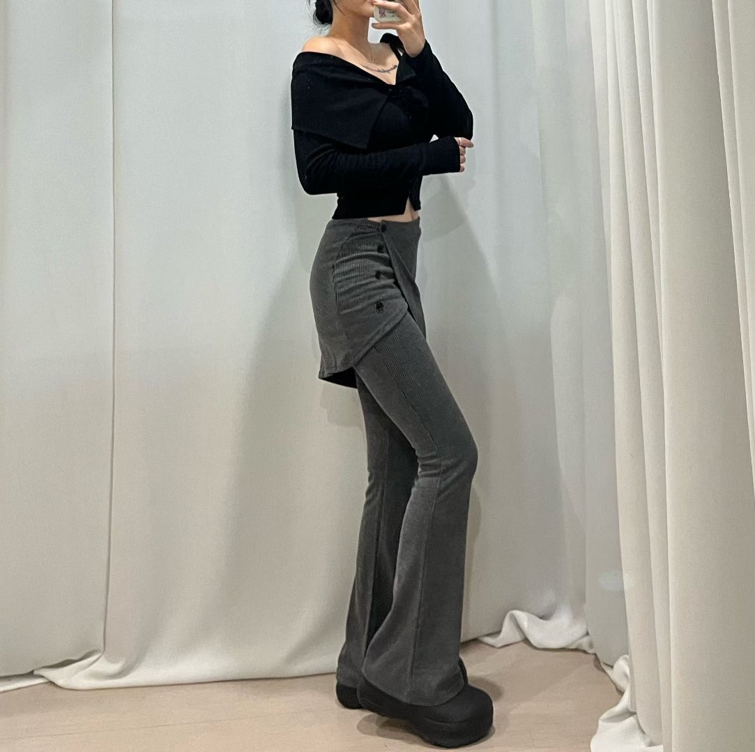 BOY MEET GIRL-T韓國直郵㊣女士新款真品職業熱賣25秋冬裙褲BOY MEET GIRL-T裙褲