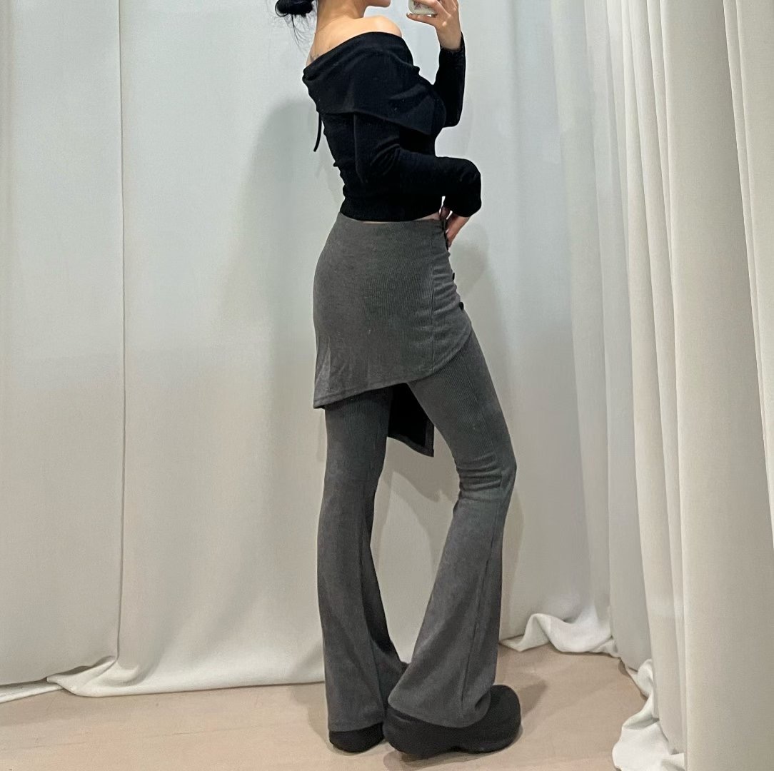 BOY MEET GIRL-T韓國直郵㊣女士新款真品職業熱賣25秋冬裙褲BOY MEET GIRL-T裙褲