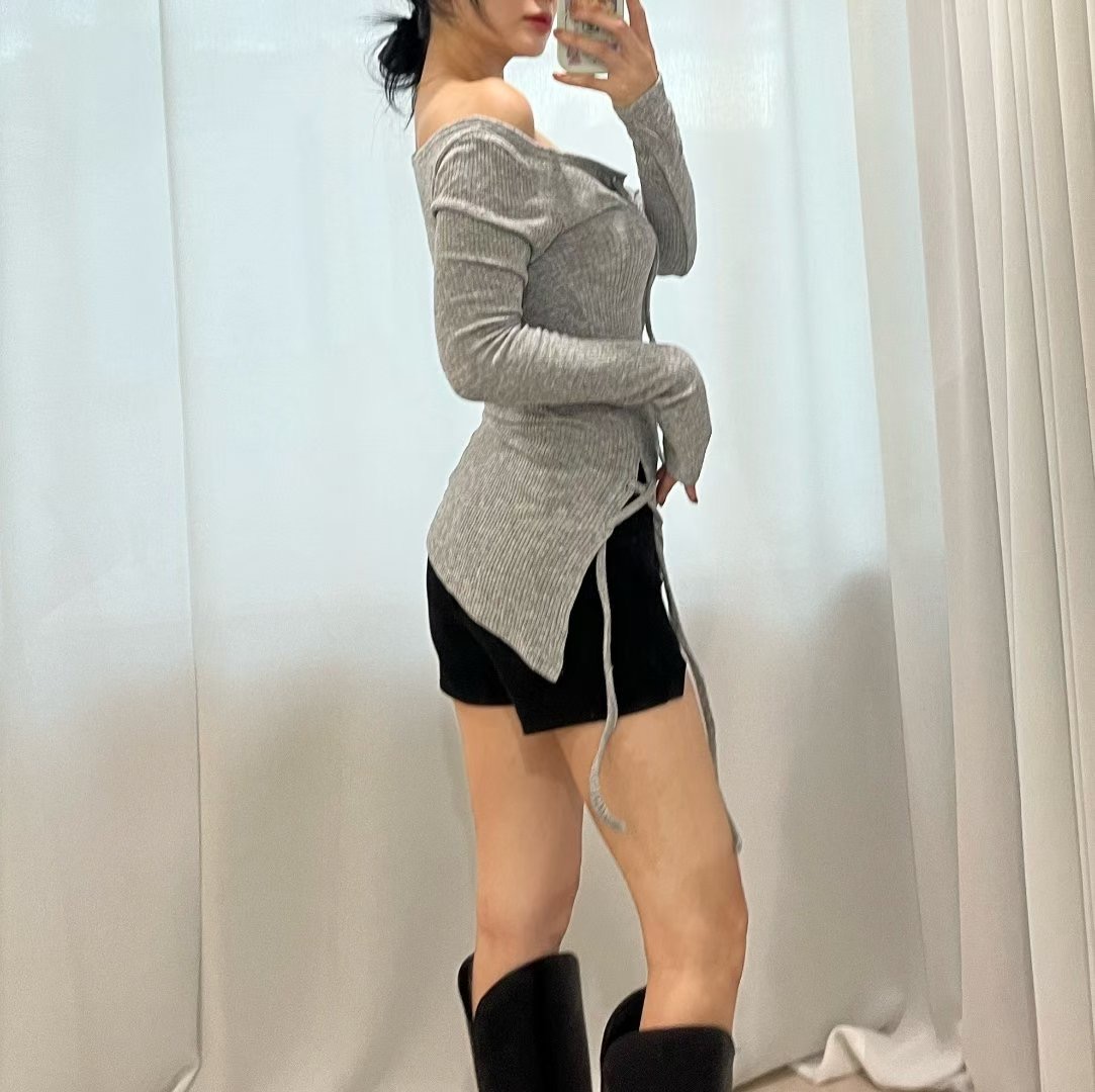 BOY MEET GIRL-T韓國直郵㊣女士新品休閑熱賣真品長袖T恤BOY MEET GIRL-T長袖T恤