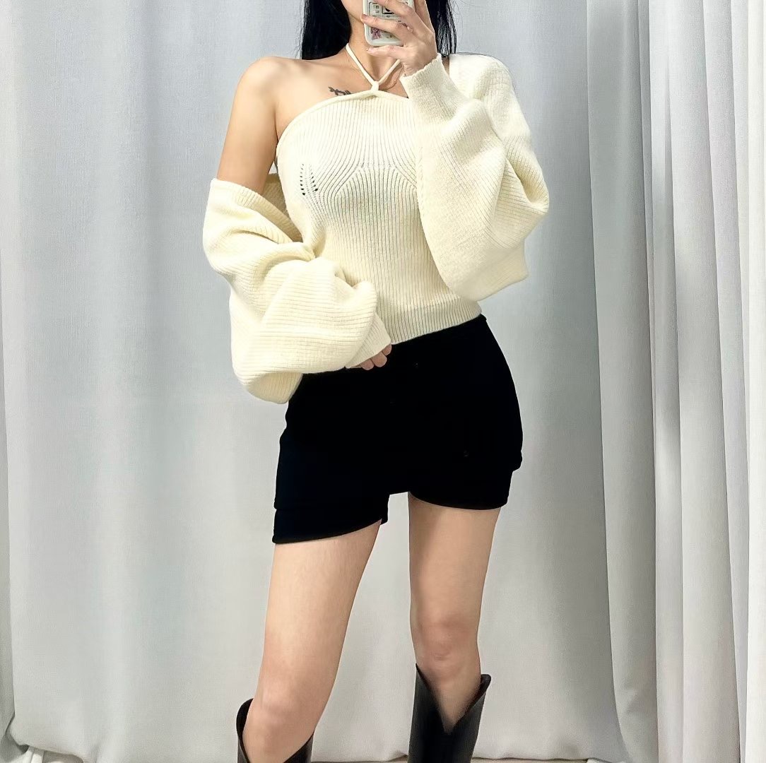 BOY MEET GIRL-T東大門㊣實拍女士新品職業25秋冬針織衫BOY MEET GIRL-T針織衫圖色1