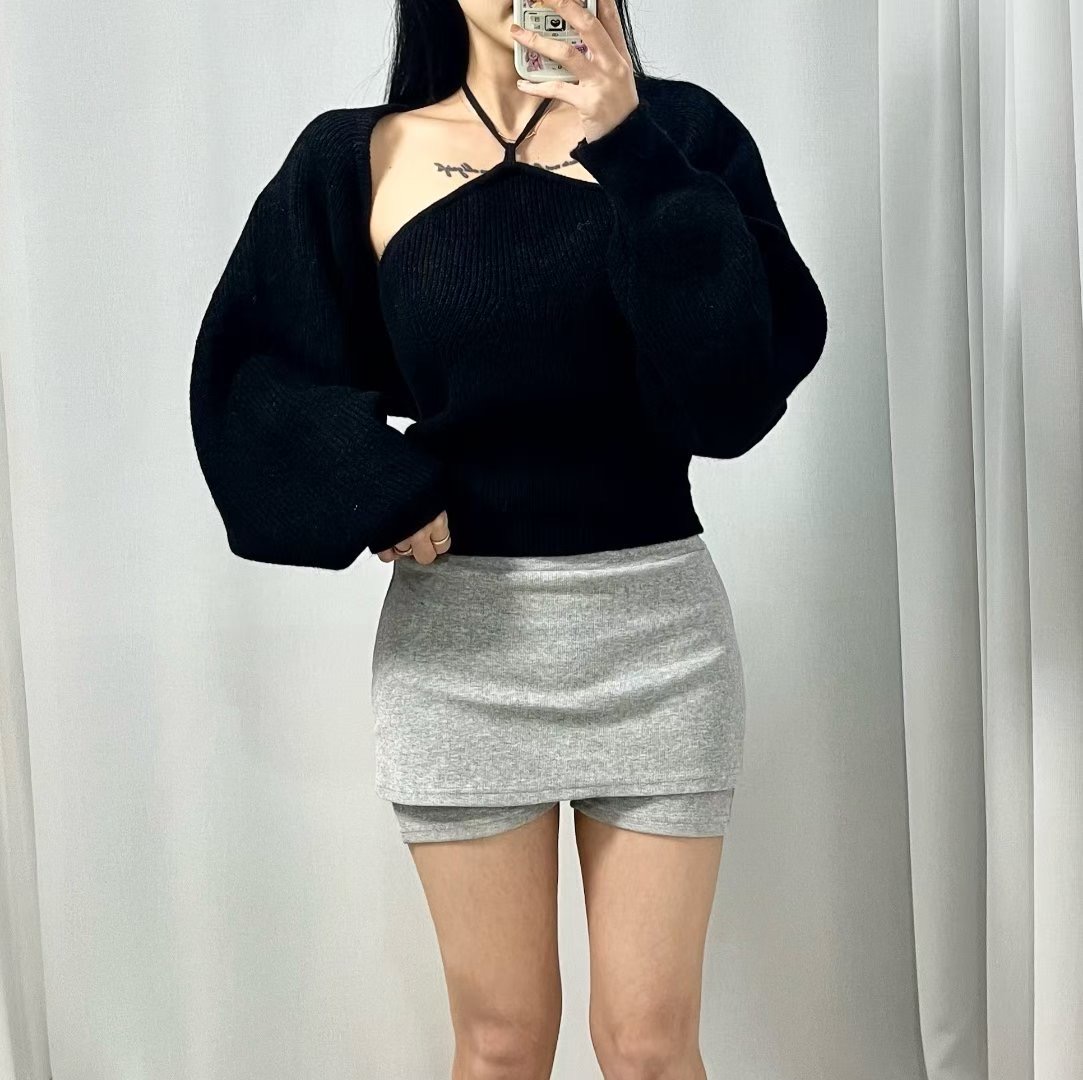 BOY MEET GIRL-T東大門㊣實拍女士新品職業25秋冬針織衫BOY MEET GIRL-T針織衫圖色3