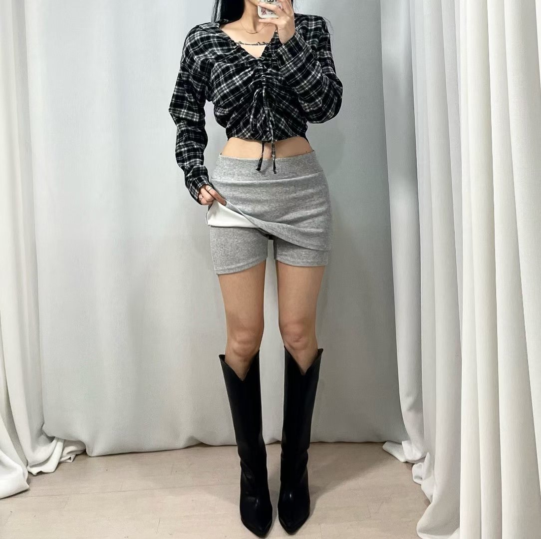 BOY MEET GIRL-T東大門㊣實拍女士新款25秋冬熱賣時尚裙褲BOY MEET GIRL-T裙褲