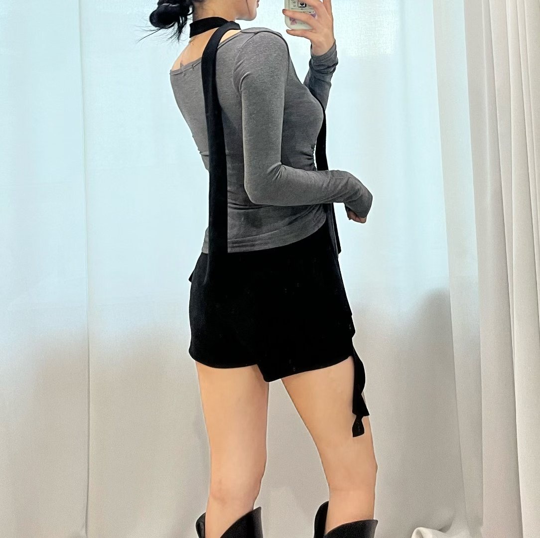 BOY MEET GIRL-T東大門㊣代購女裝新款職業熱賣休閑長袖T恤BOY MEET GIRL-T長袖T恤