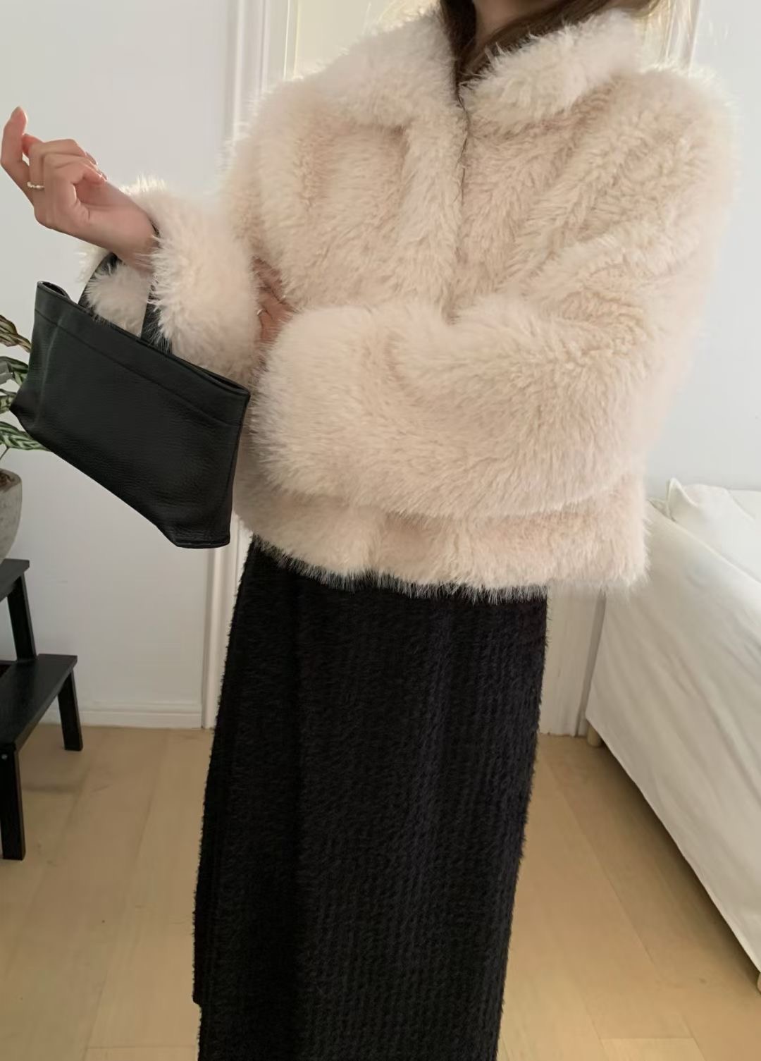 MELLOUNGE-멜라운지-T東大門㊣代購女裝新款人氣短款大衣MELLOUNGE-T短款大衣