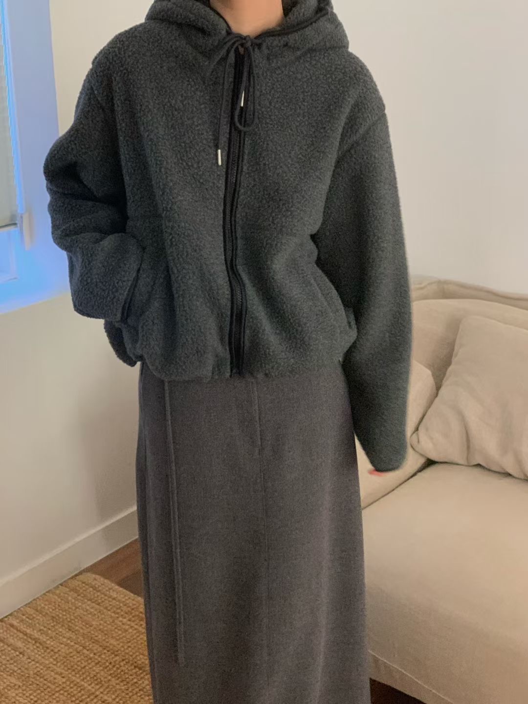 LURE韓國直郵㊣女裝新款時尚人氣熱賣真品夾克小飛象連帽衫LURE夾克圖色3