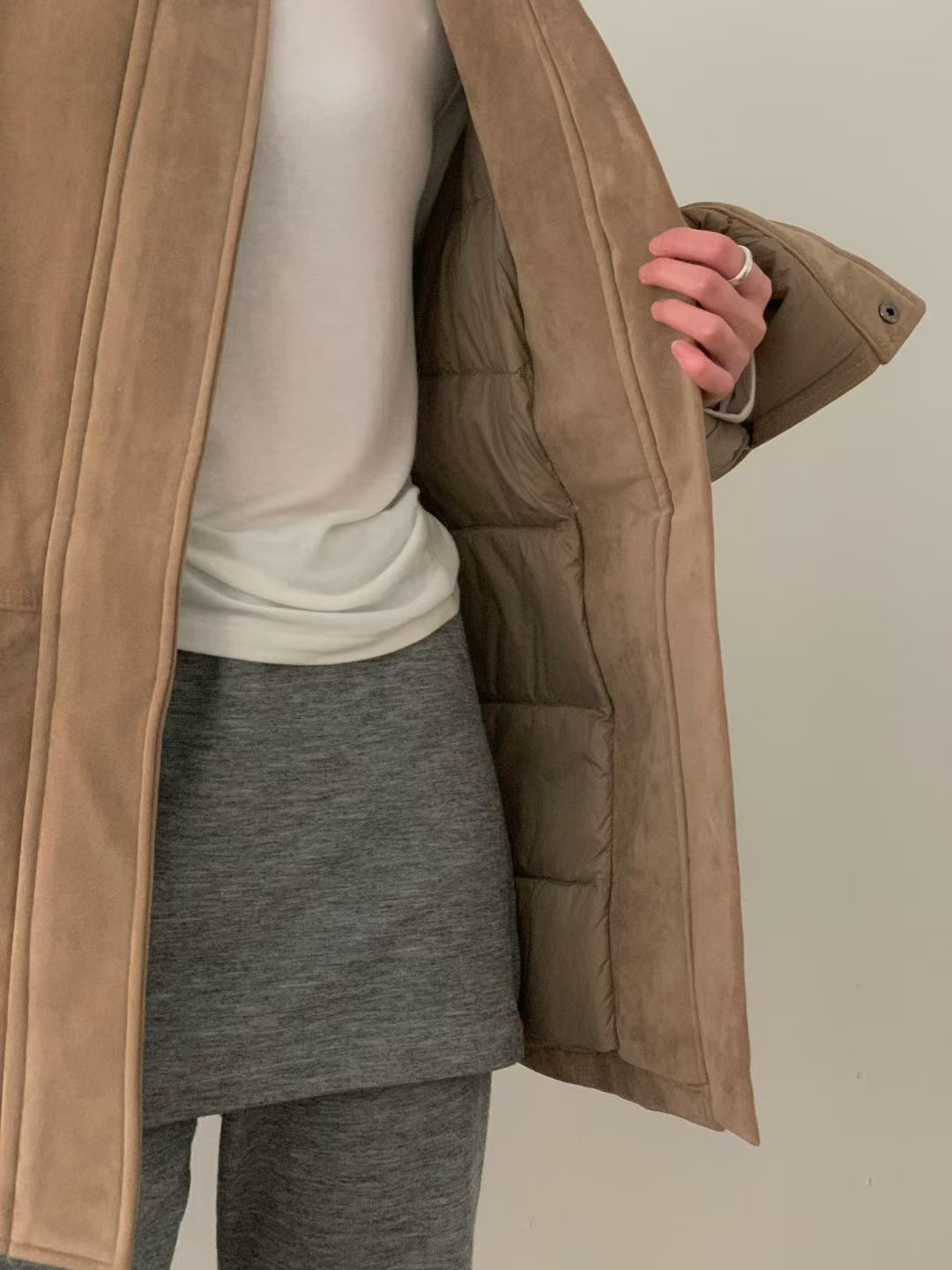 LURE韓國直郵㊣女士新款休閑25秋冬真品人氣推薦熱賣夾克絨LURE夾克