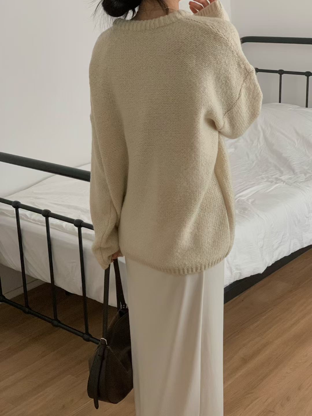 LURE韓國直郵㊣女裝新款25秋冬熱賣真品時尚人氣針織衫羊駝LURE針織衫