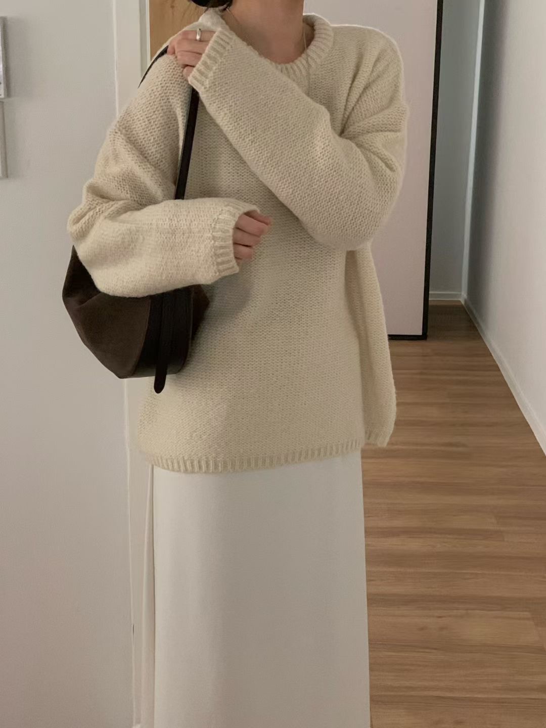 LURE韓國直郵㊣女裝新款25秋冬熱賣真品時尚人氣針織衫羊駝LURE針織衫圖色3