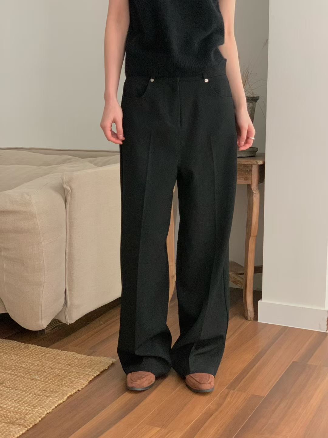 LURE韓國直郵㊣女士新品熱賣時尚休閑人氣職業25秋冬真品裙褲LURE裙褲圖色2