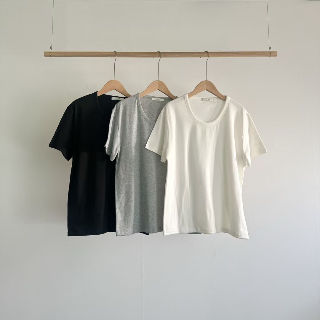 LURE東大門㊣實拍女裝新品時尚推薦25秋冬熱賣職業休閑人氣T恤LURET恤