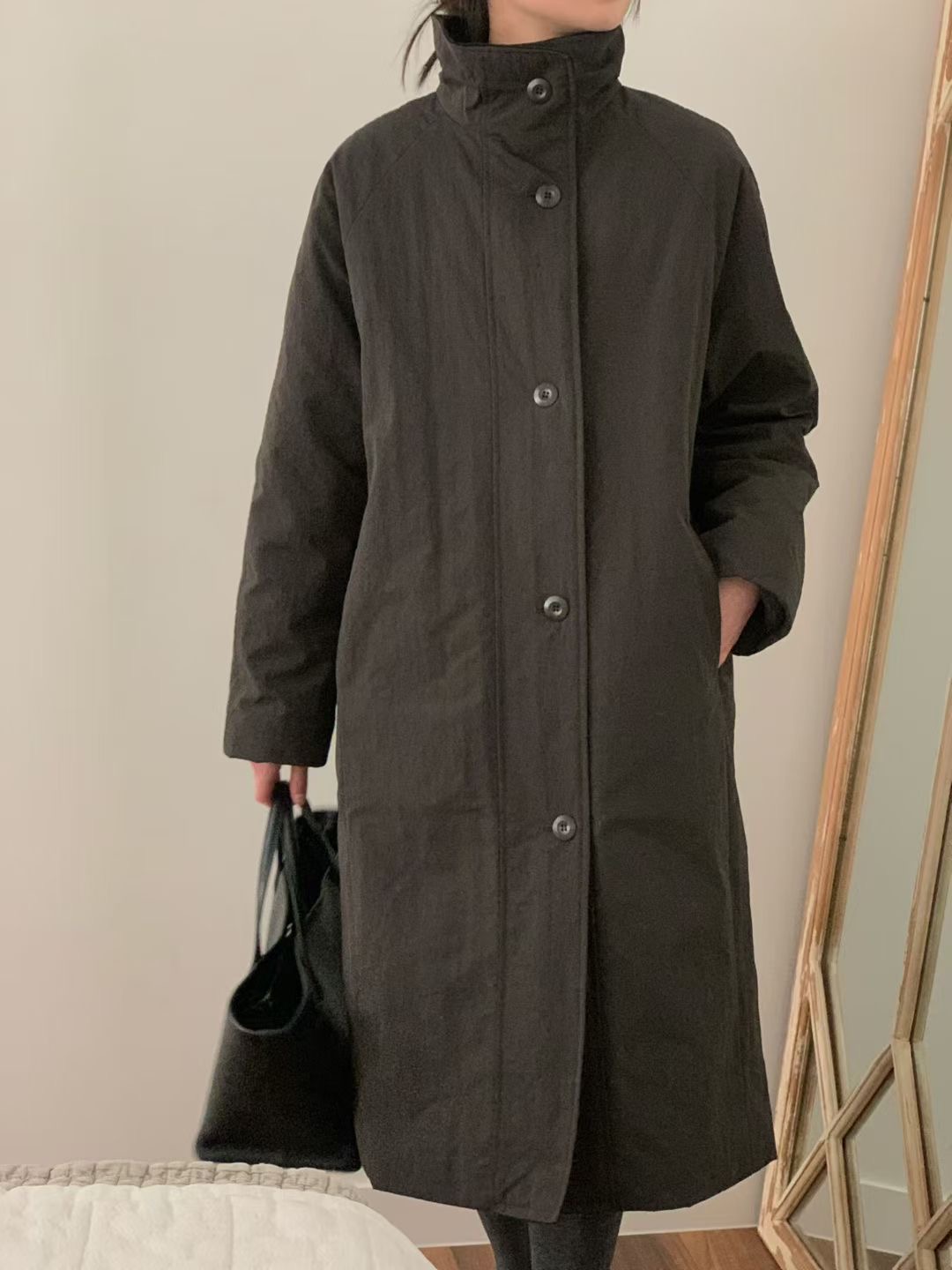 LURE東大門㊣實拍女士新款25秋冬真品推薦人氣休閑中長款大衣LURE中長款大衣圖色1
