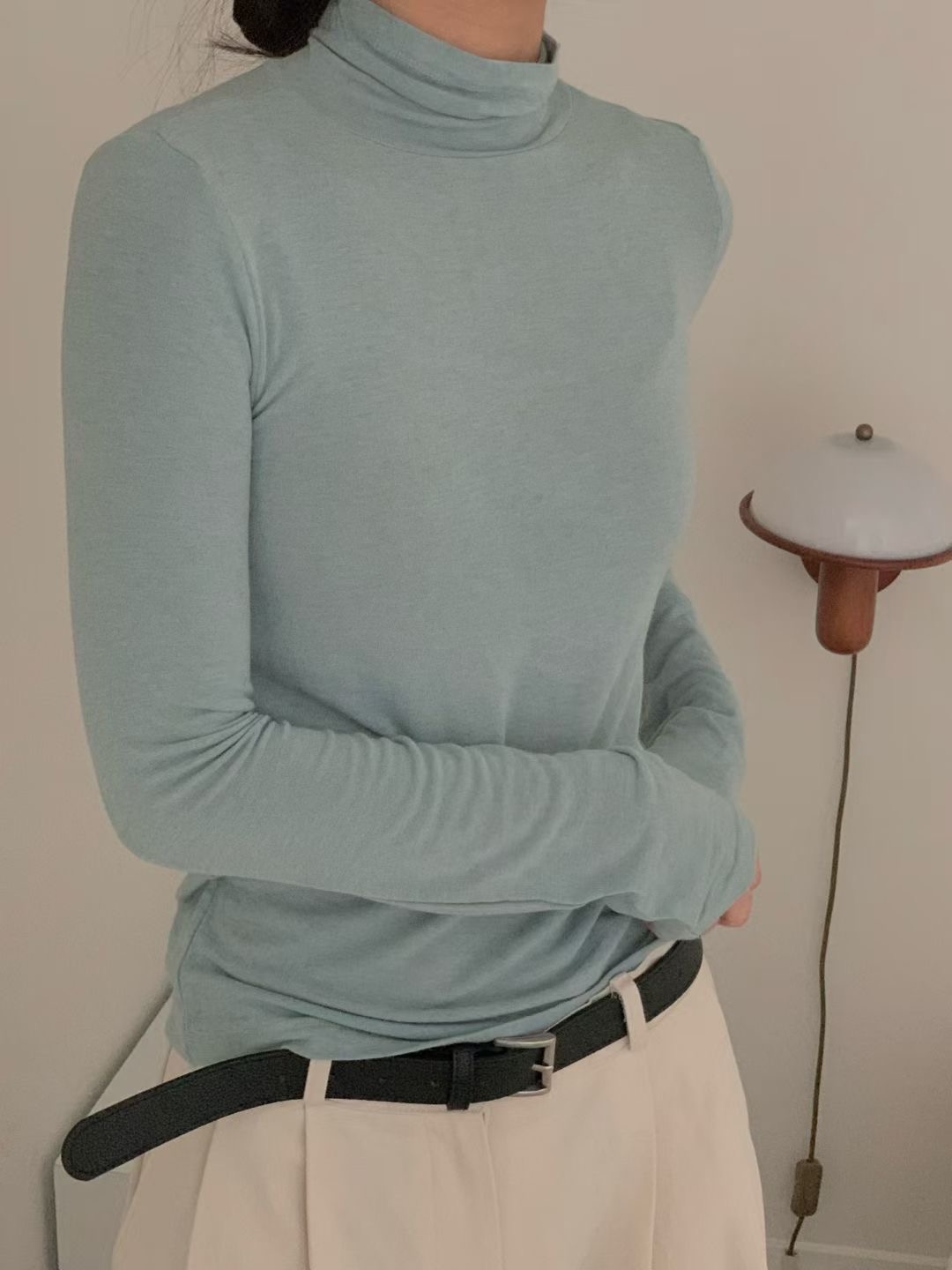 LURE韓國代購㊣女士新品休閑時尚25秋冬職業推薦真品長袖T恤LURE長袖T恤圖色4