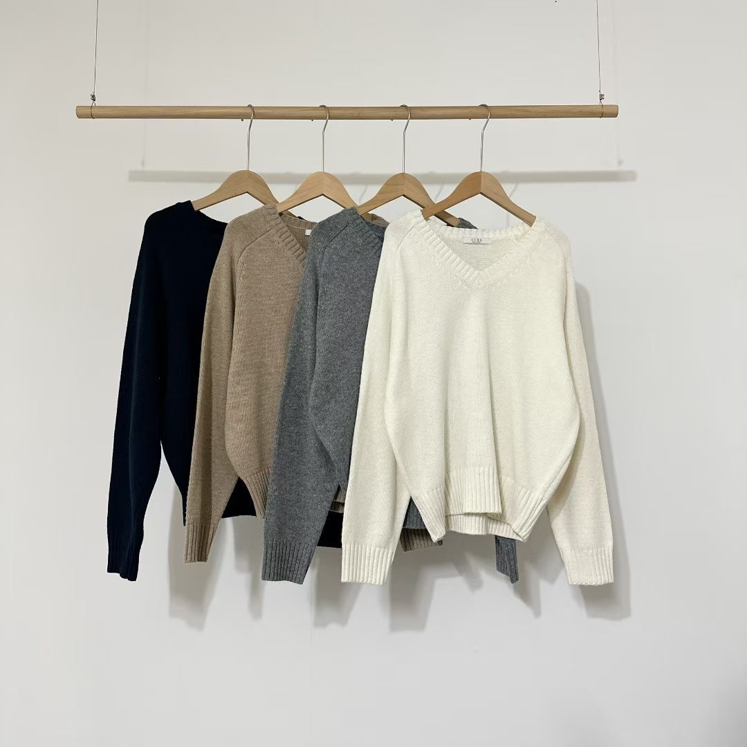 LURE東大門㊣實拍女士新品熱賣25秋冬人氣職業時尚真品針織衫LURE針織衫