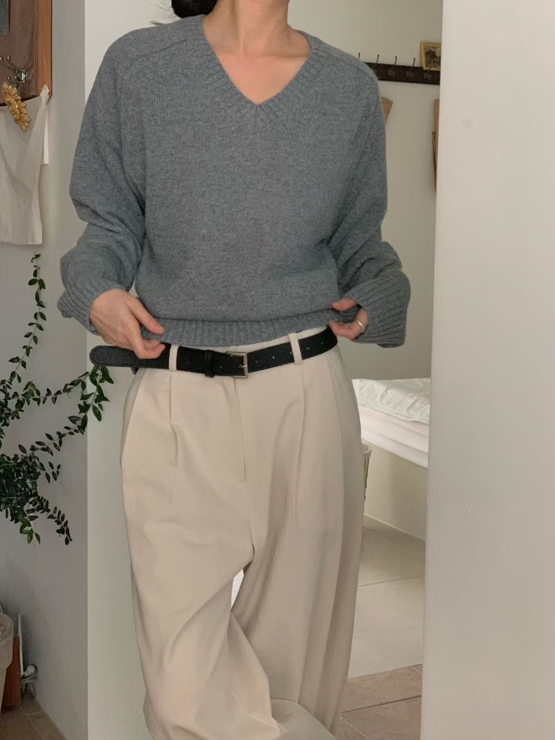 LURE東大門㊣實拍女士新品熱賣25秋冬人氣職業時尚真品針織衫LURE針織衫圖色3