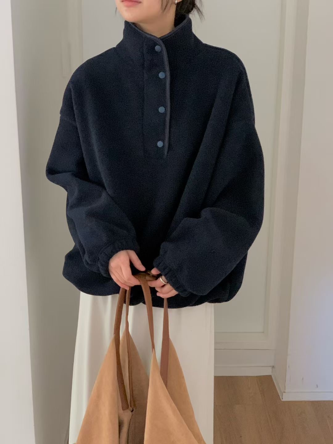 LURE東大門㊣代購女裝新款熱賣職業真品人氣時尚推薦25秋冬衛衣LURE衛衣圖色4