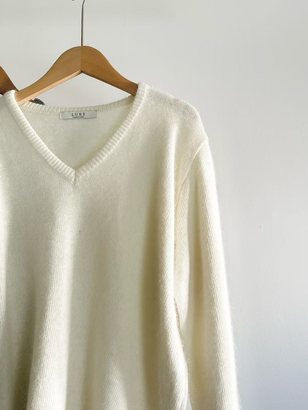 LURE東大門㊣代購女裝新款休閑真品25秋冬時尚針織衫安哥拉LURE針織衫