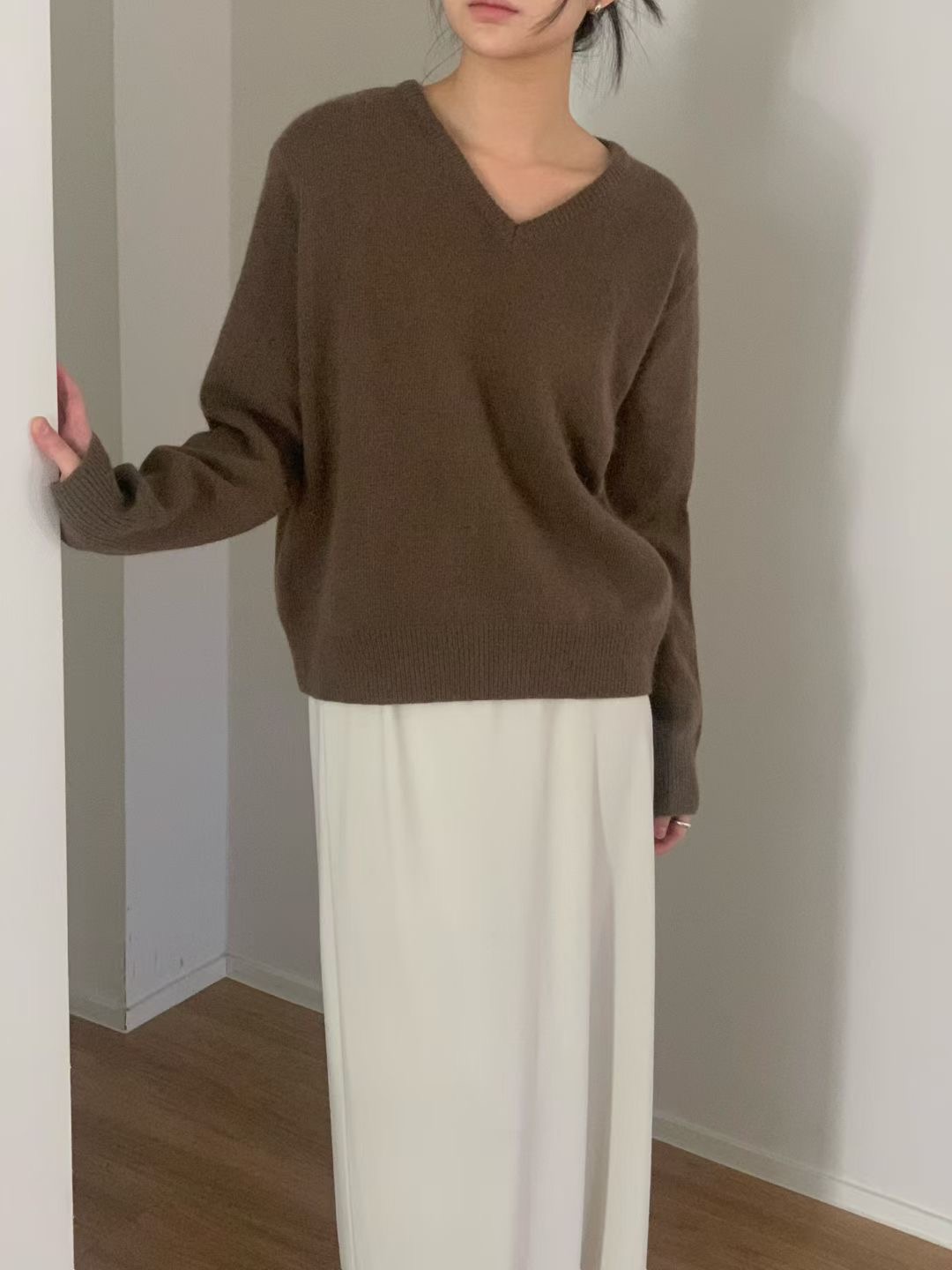 LURE東大門㊣代購女裝新款休閑真品25秋冬時尚針織衫安哥拉LURE針織衫圖色3