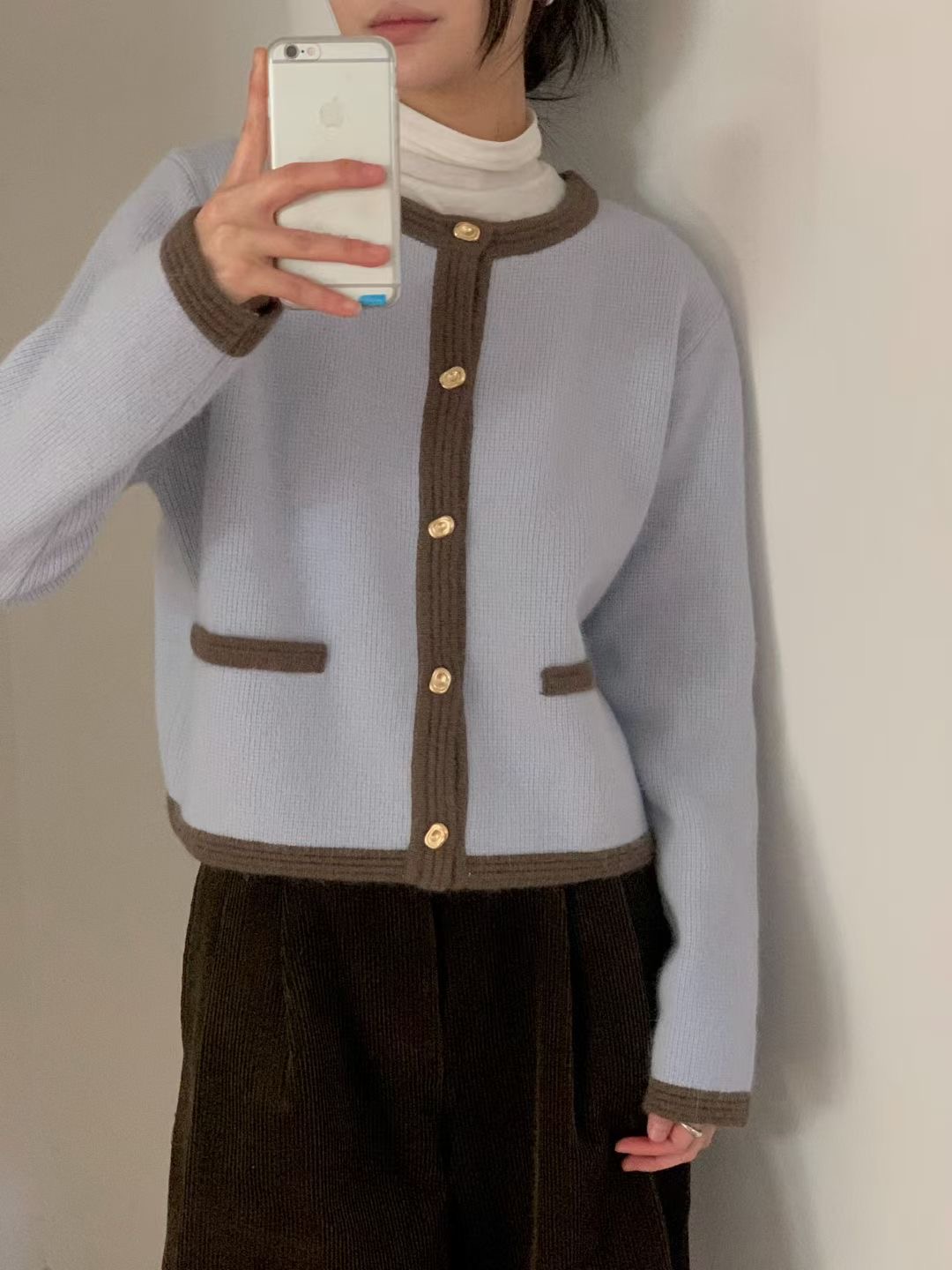 LURE東大門㊣直郵女士新品休閑推薦職業時尚人氣針織衫安哥拉LURE針織衫圖色3