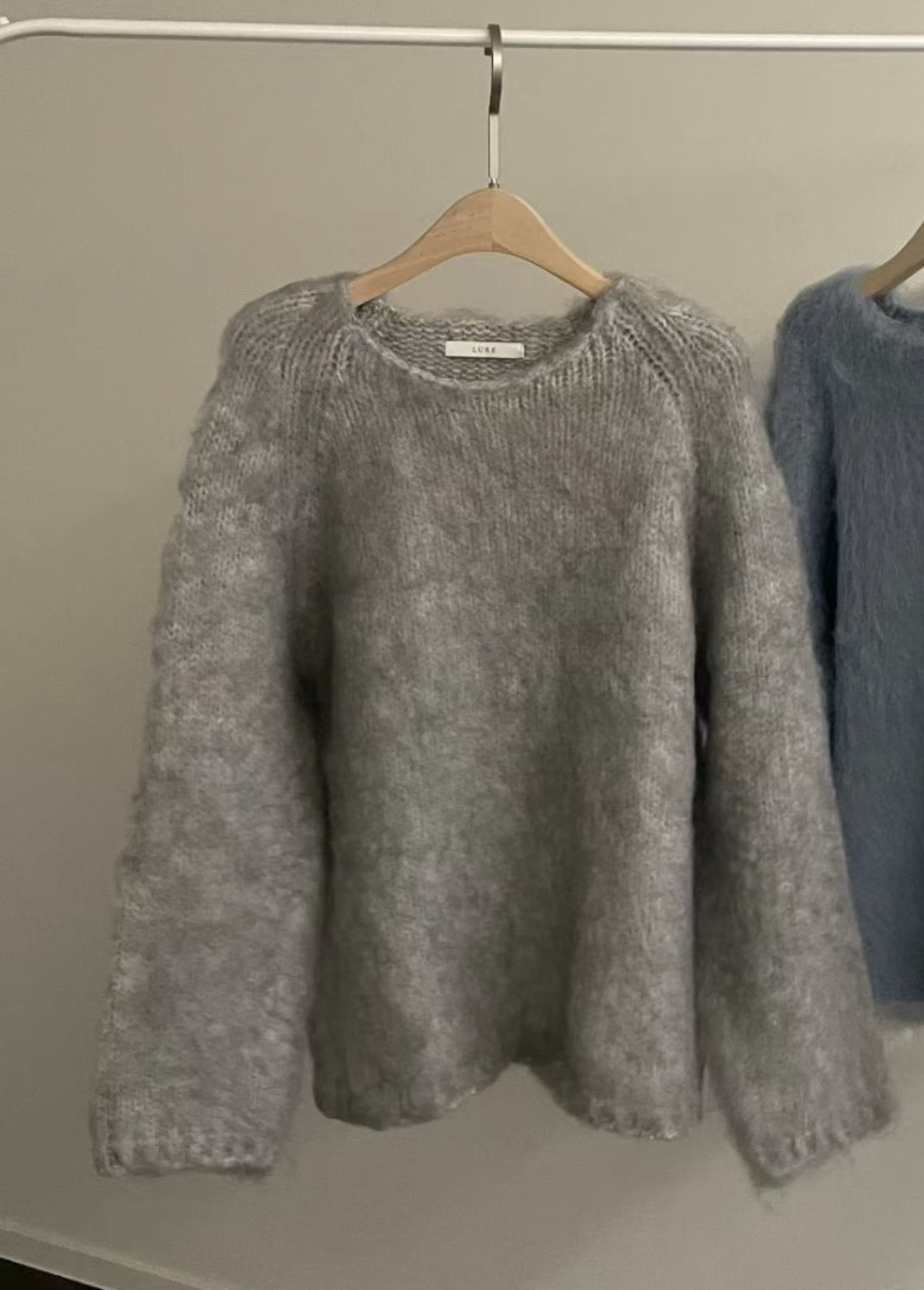 LURE韓國直郵㊣女裝新款時尚25秋冬熱賣推薦職業休閑針織衫LURE針織衫圖色1