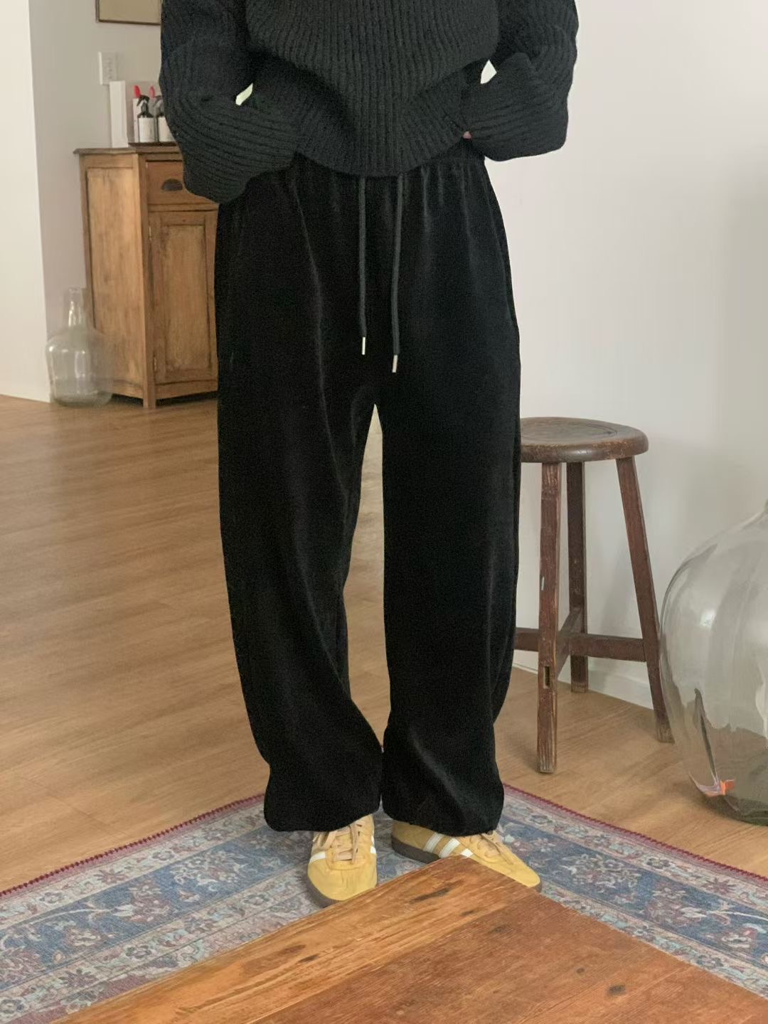 LURE韓國代購㊣女士新品職業時尚真品休閑人氣熱賣25秋冬休閑褲LURE休閑褲圖色1