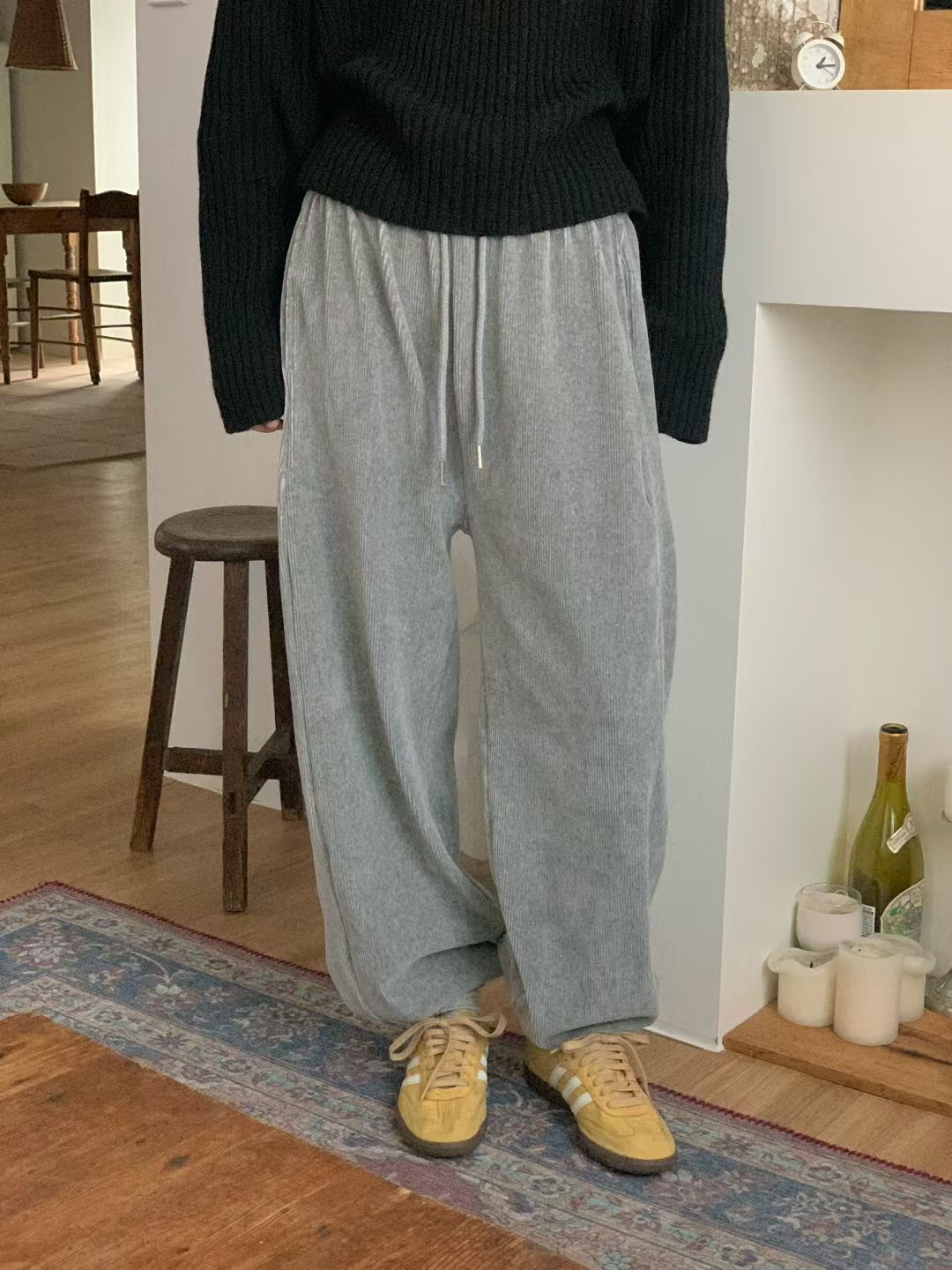 LURE韓國代購㊣女士新品職業時尚真品休閑人氣熱賣25秋冬休閑褲LURE休閑褲圖色3