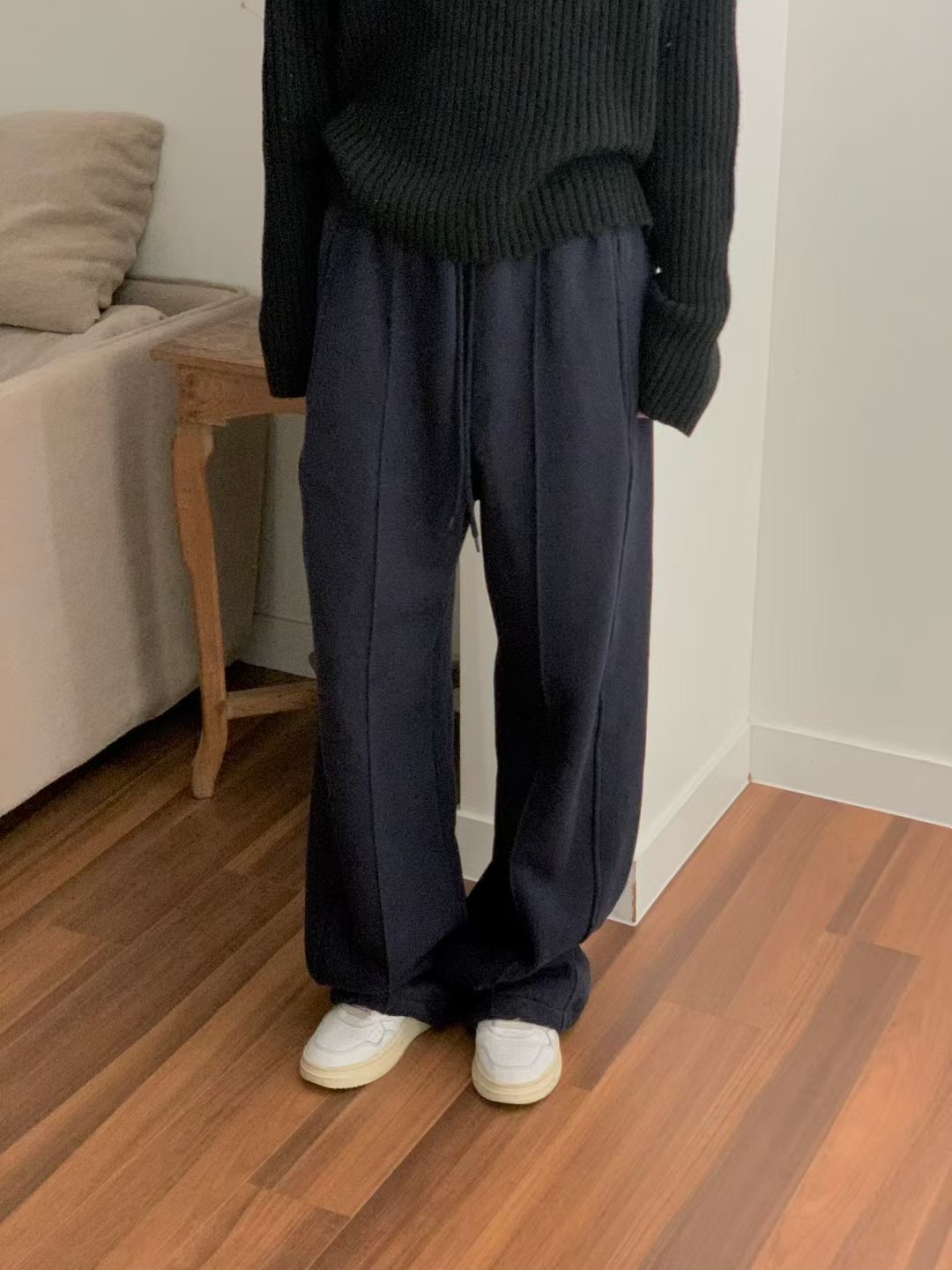 LURE東大門㊣代購女裝新款人氣職業熱賣25秋冬休閑時尚休閑褲LURE休閑褲圖色3