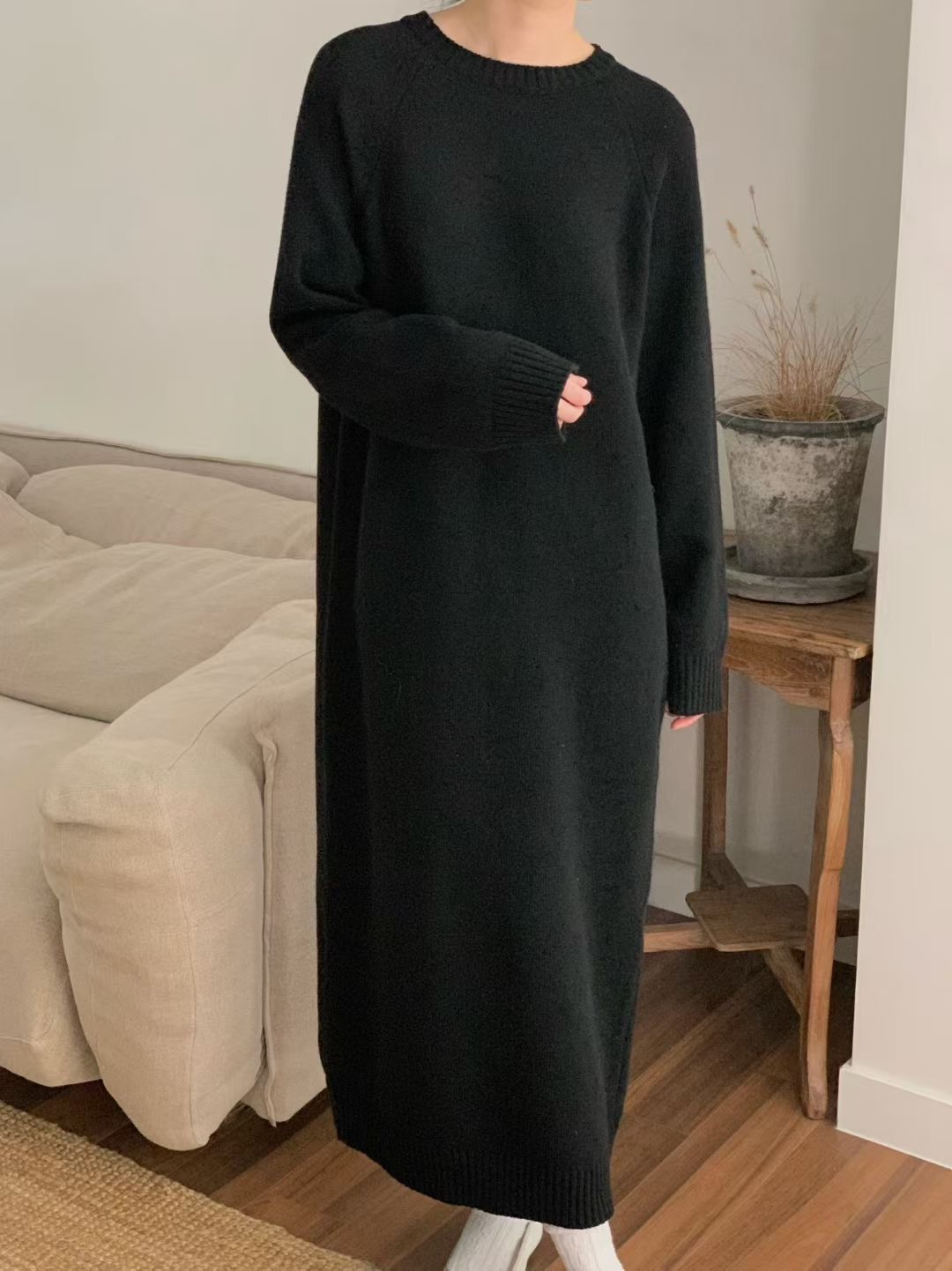 LURE東大門㊣實拍女裝新品職業25秋冬時尚真品熱賣人氣連衣裙LURE連衣裙圖色1