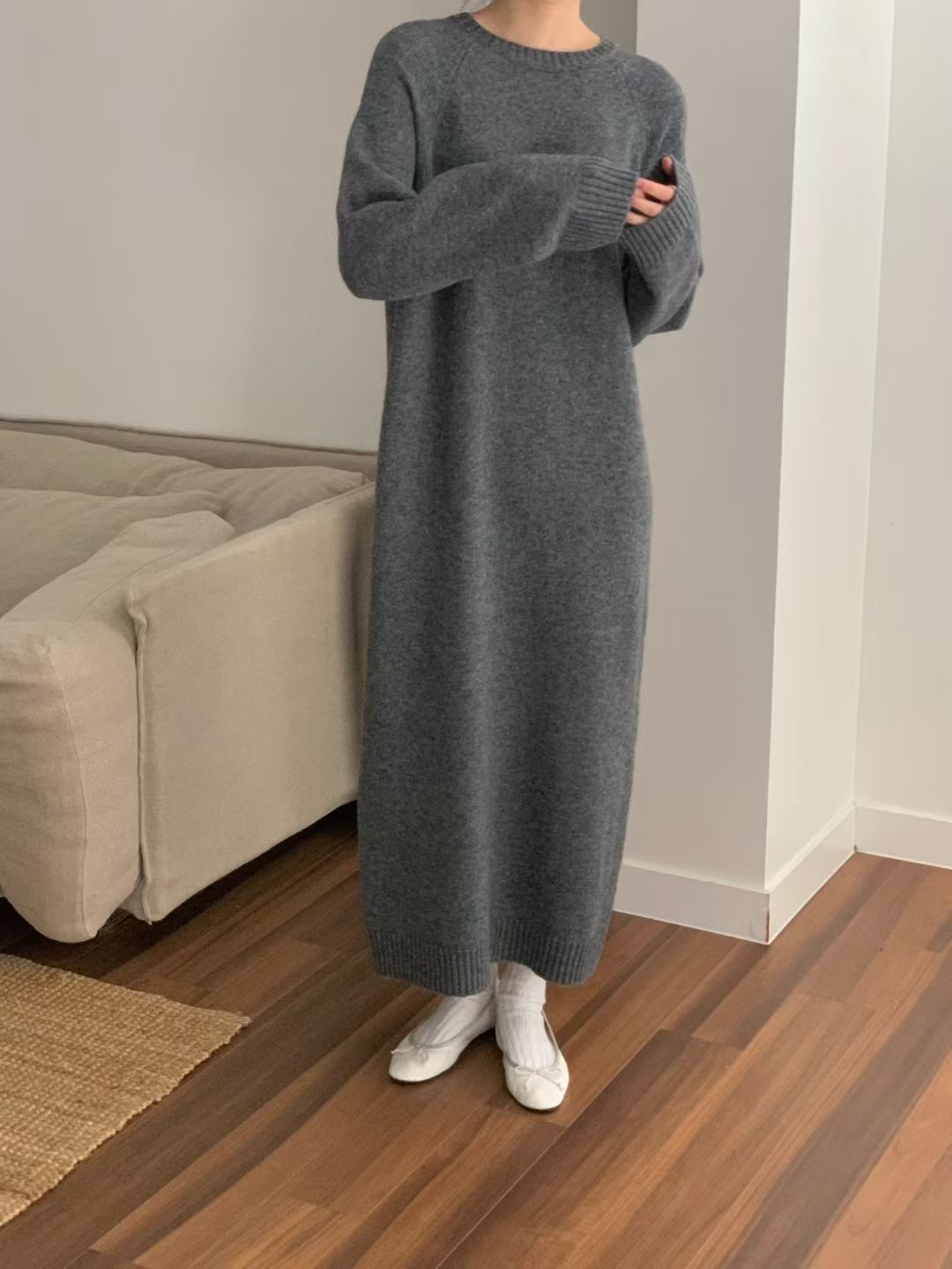 LURE東大門㊣實拍女裝新品職業25秋冬時尚真品熱賣人氣連衣裙LURE連衣裙圖色3