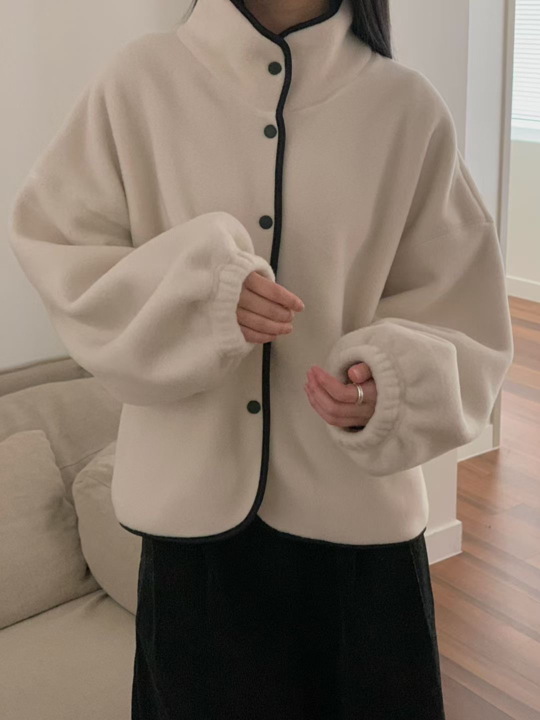 LURE東大門㊣直郵女裝新品休閑人氣推薦時尚職業25秋冬夾克LURE夾克圖色3