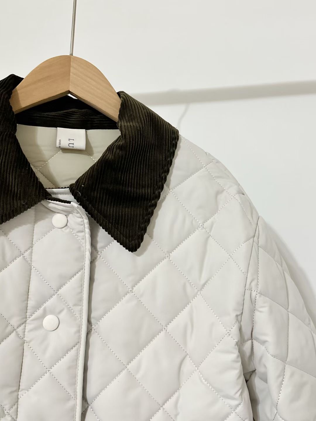 LURE韓國直郵㊣女裝新款時尚人氣休閑25秋冬熱賣真品短款棉服LURE短款棉服