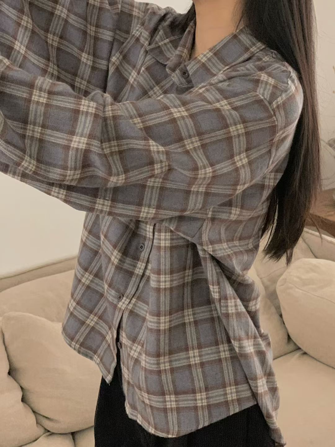 LURE韓國代購㊣女士新品推薦25秋冬時尚職業真品襯衫蕾絲衫LURE襯衫/蕾絲衫