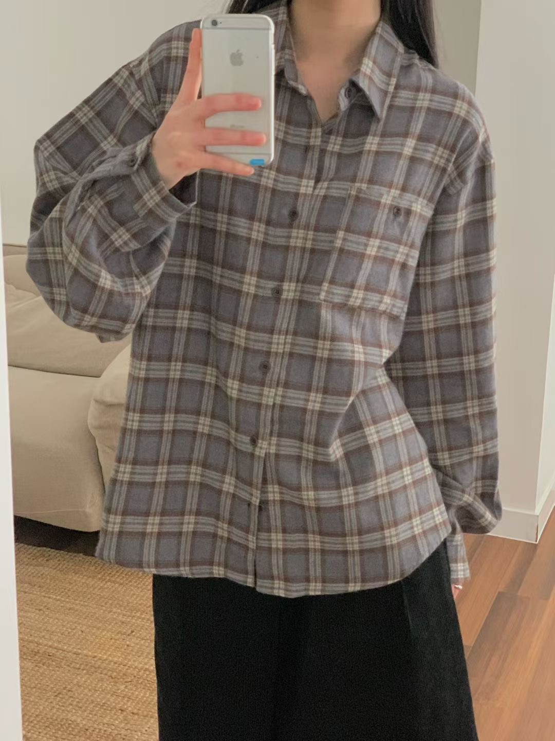 LURE韓國代購㊣女士新品推薦25秋冬時尚職業真品襯衫蕾絲衫LURE襯衫/蕾絲衫圖色2