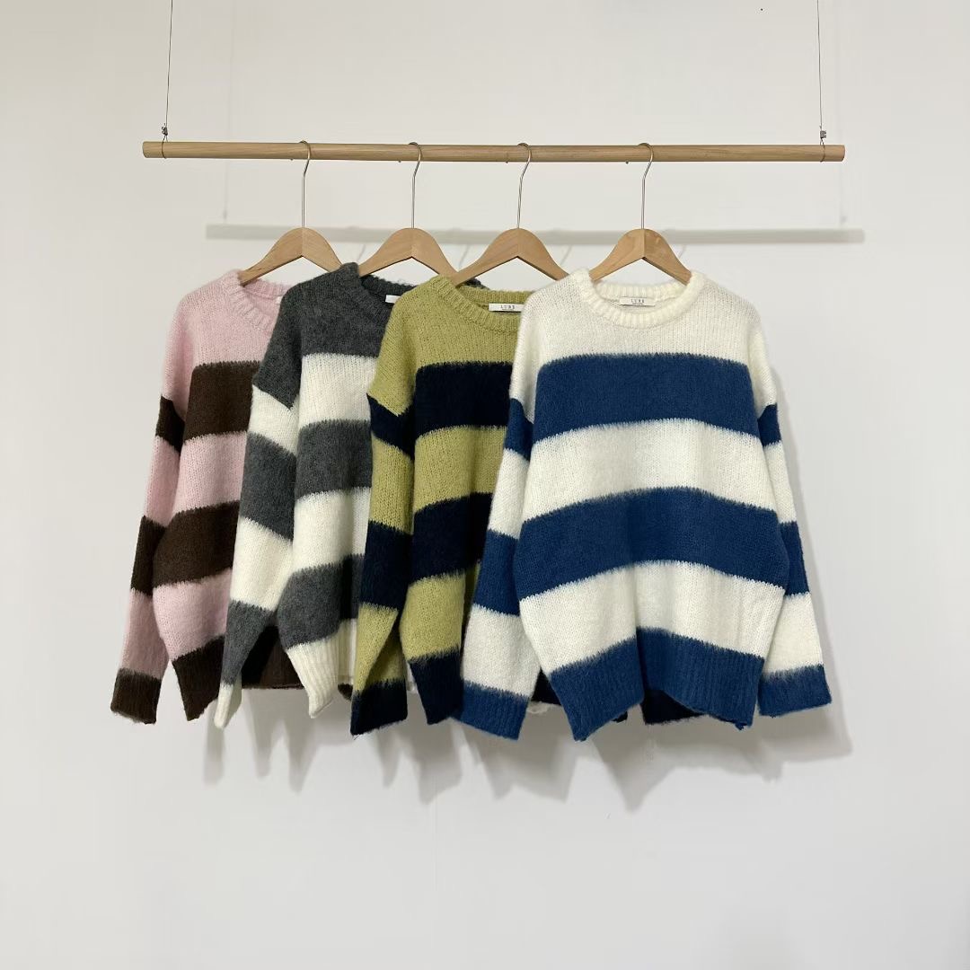 LURE東大門㊣直郵女裝新品熱賣職業推薦真品人氣針織衫羊駝LURE針織衫