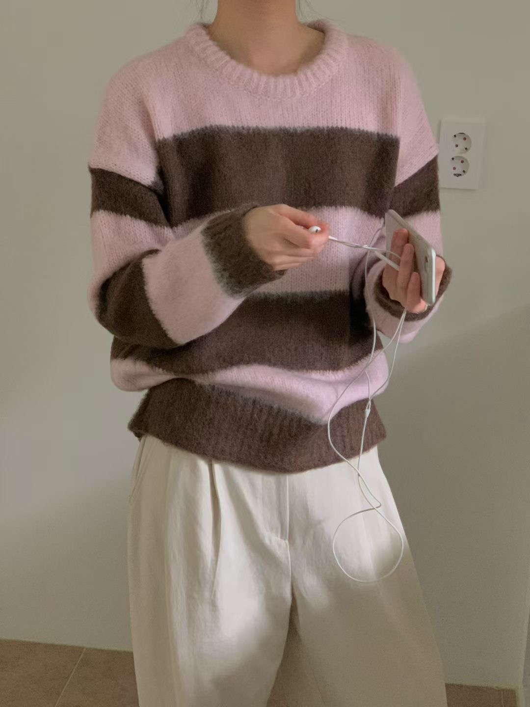 LURE東大門㊣直郵女裝新品熱賣職業推薦真品人氣針織衫羊駝LURE針織衫圖色1