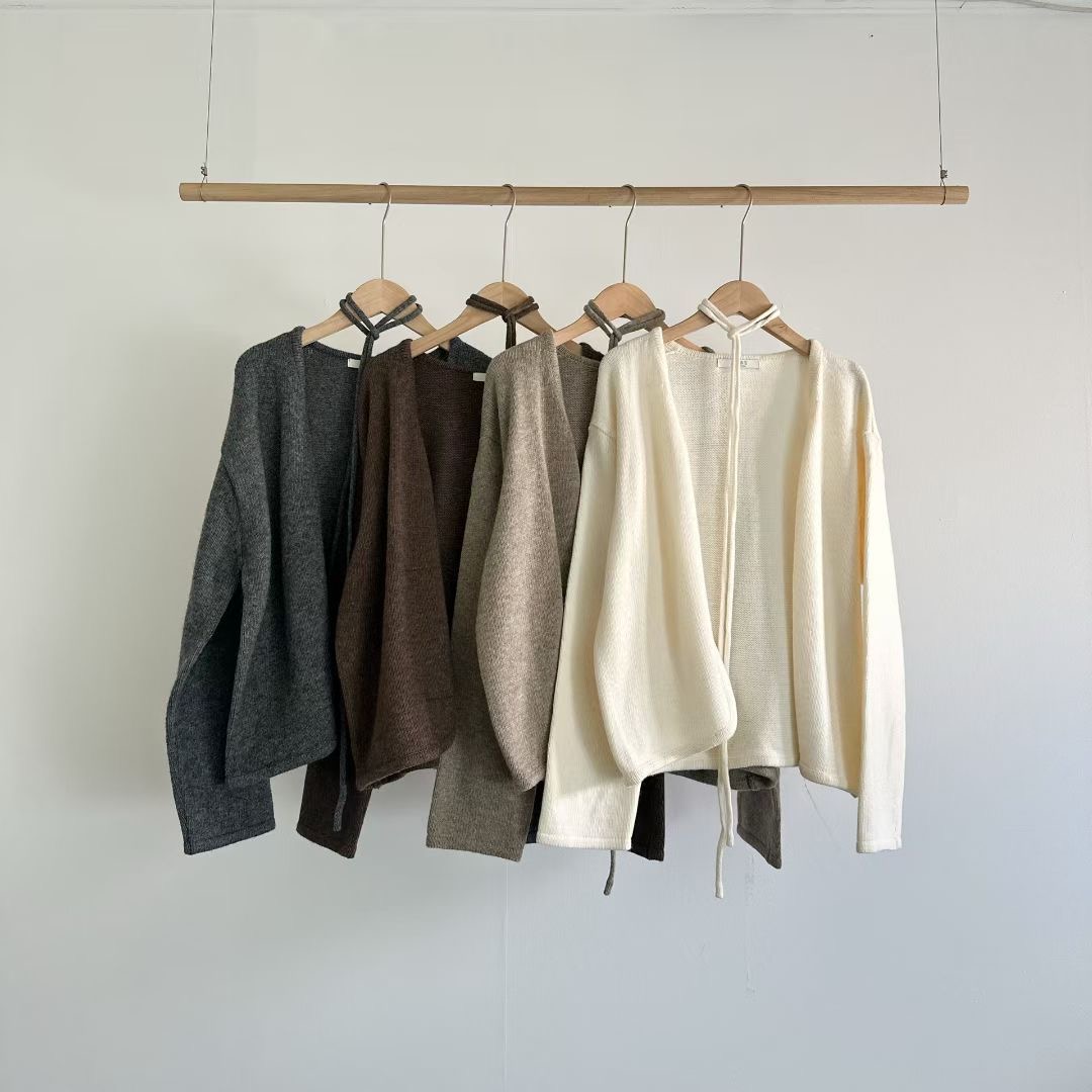 LURE東大門㊣實拍女裝新款人氣25秋冬熱賣職業休閑推薦針織衫LURE針織衫