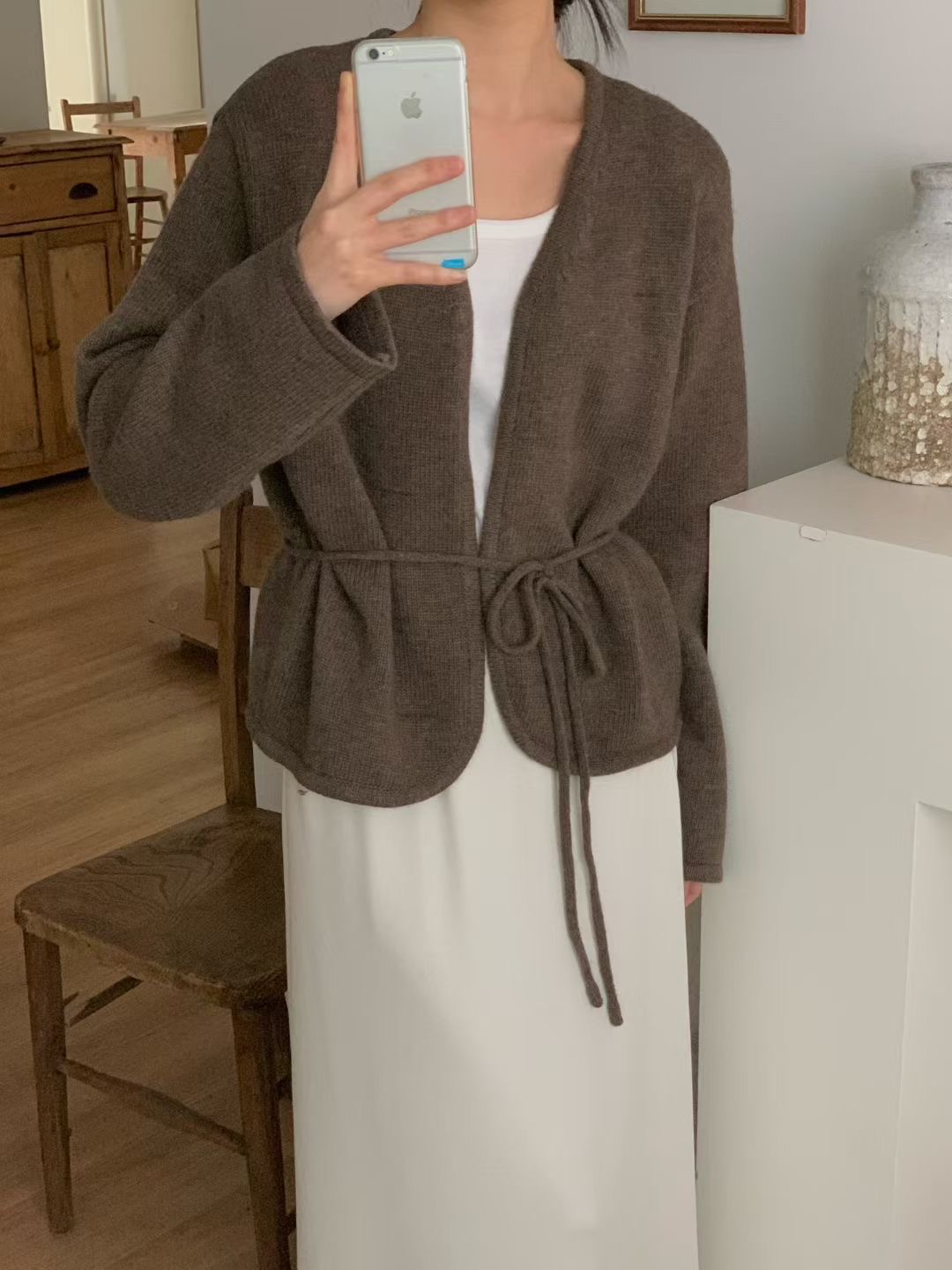 LURE東大門㊣實拍女裝新款人氣25秋冬熱賣職業休閑推薦針織衫LURE針織衫圖色1