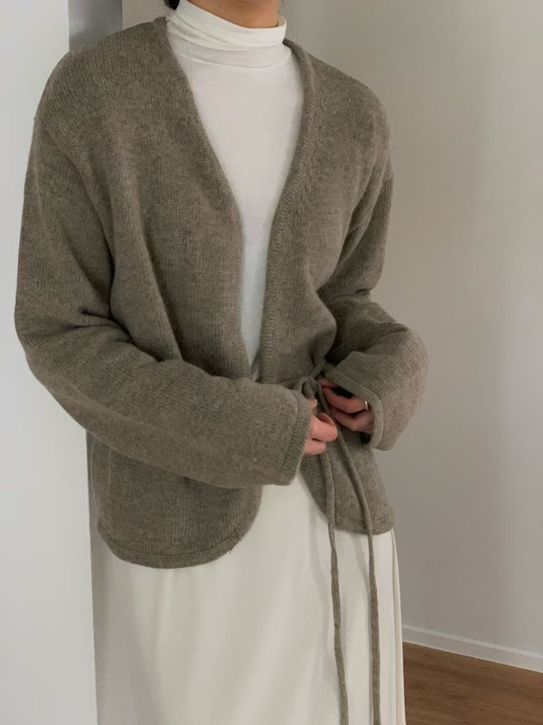 LURE東大門㊣實拍女裝新款人氣25秋冬熱賣職業休閑推薦針織衫LURE針織衫圖色3