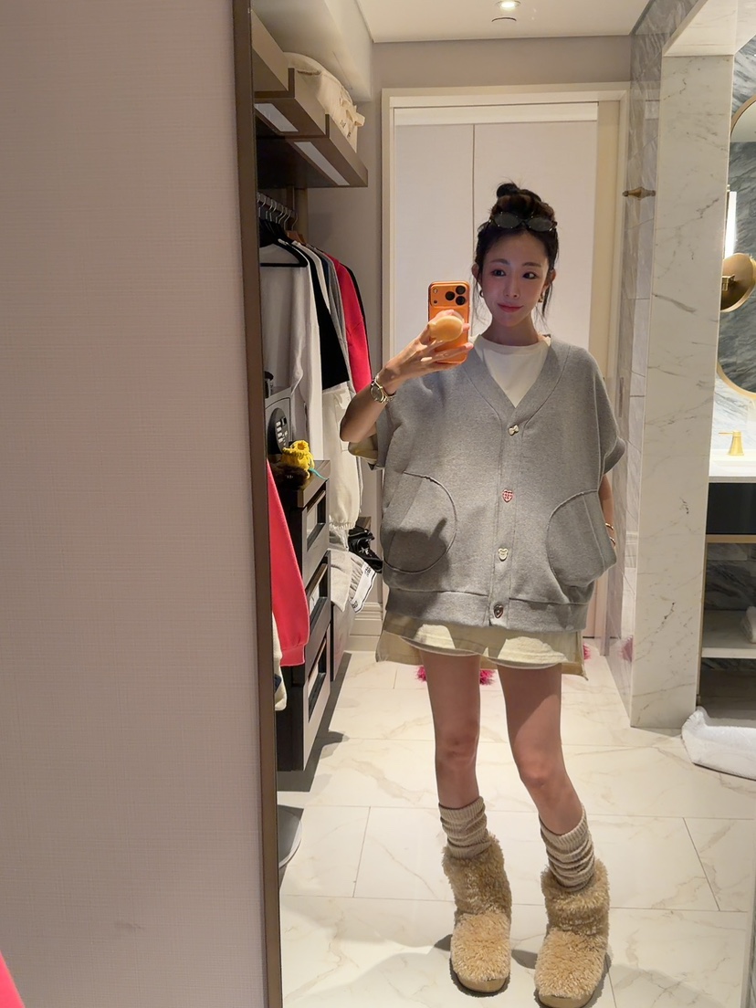 PALETTE-Q東大門㊣實拍女裝新款25秋冬真品推薦馬甲紐扣背心PALETTE-Q馬甲