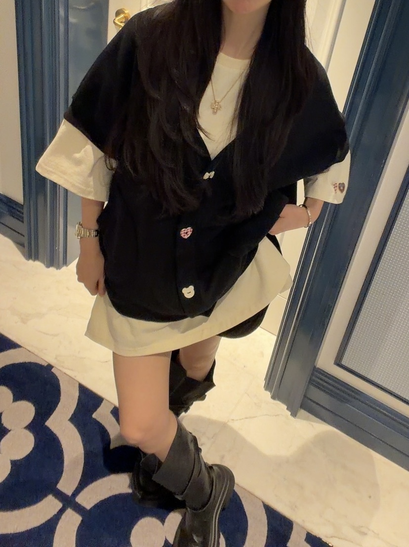 PALETTE-Q東大門㊣實拍女裝新款25秋冬真品推薦馬甲紐扣背心PALETTE-Q馬甲