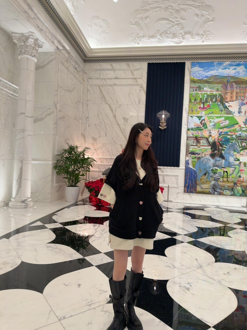 PALETTE-Q東大門㊣實拍女裝新款25秋冬真品推薦馬甲紐扣背心PALETTE-Q馬甲