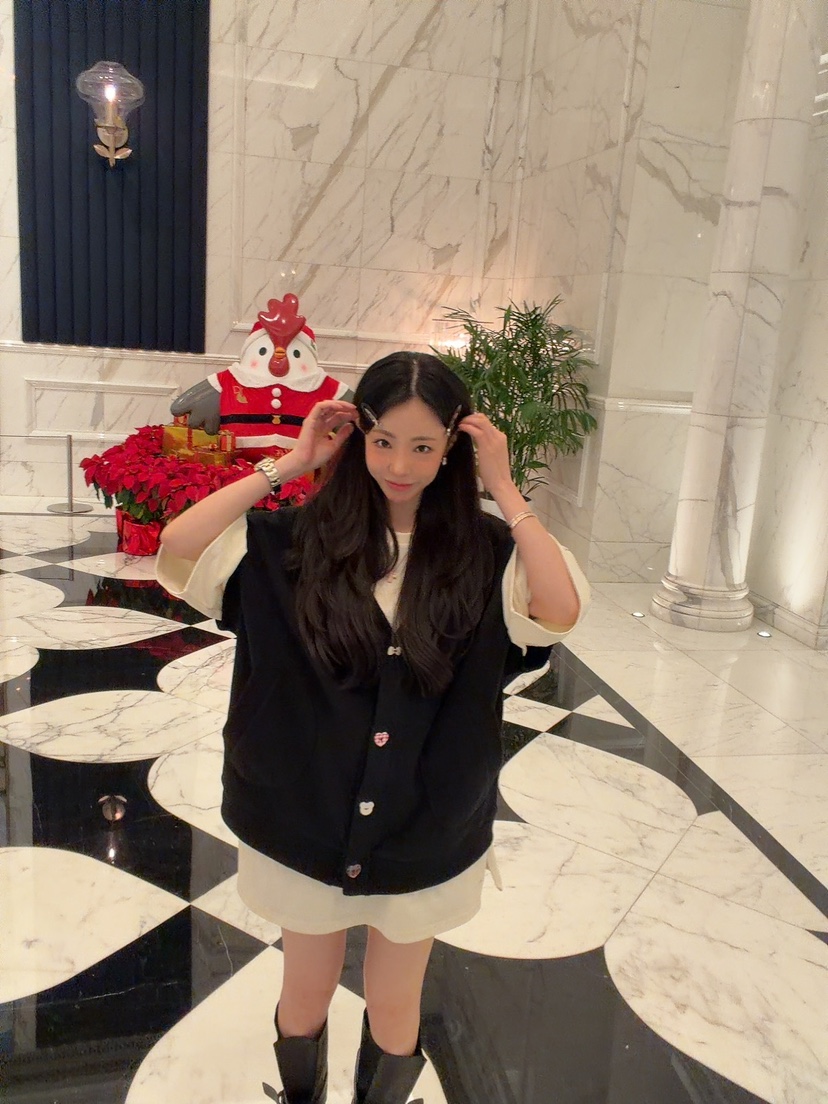 PALETTE-Q東大門㊣實拍女裝新款25秋冬真品推薦馬甲紐扣背心PALETTE-Q馬甲