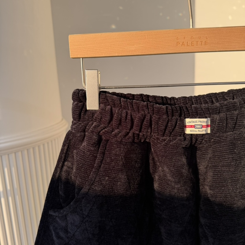 PALETTE-Q韓國直郵㊣女士新品時尚休閑人氣真品推薦短褲絲絨PALETTE-Q短褲