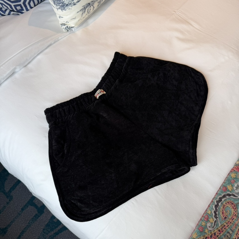 PALETTE-Q韓國直郵㊣女士新品時尚休閑人氣真品推薦短褲絲絨PALETTE-Q短褲