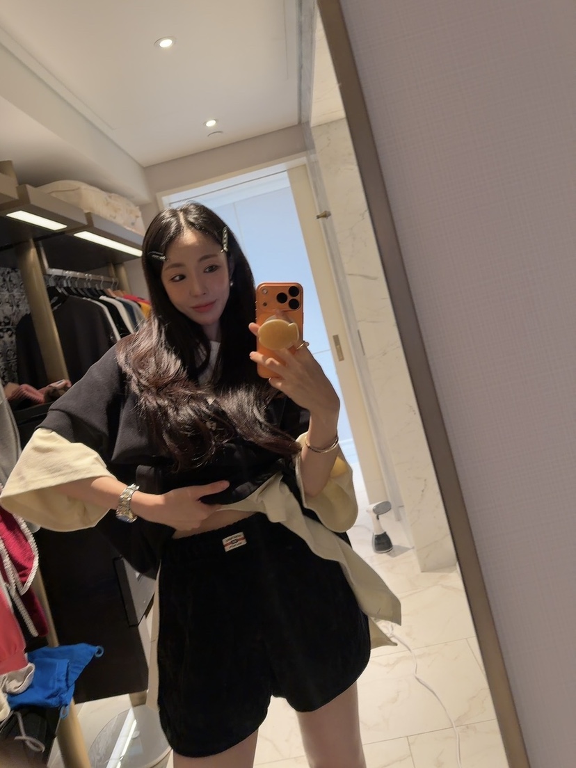 PALETTE-Q韓國直郵㊣女士新品時尚休閑人氣真品推薦短褲絲絨PALETTE-Q短褲